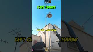 BEST FAKE SMOKE ON DUST2 shorts cs2 [upl. by Fasano]