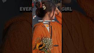 🧡Orange amp cherry red colour ❤️🥀aesthetic viralvideo views fypviral  trending [upl. by Abbi]