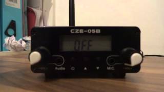 How to use the CZE05B FM Transmitter [upl. by Aniger]