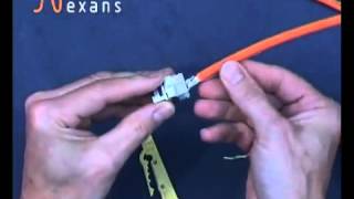 How to terminate a Nexans LANmark6A FTP Screened Category 6A Connector [upl. by Ajak]