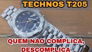 RELÓGIO TECHNOS T20577 A MÁQUINA DO TEMPO RESTAURANDO UMA HISTÓRIA [upl. by Onivla]