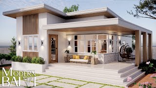 Simple and Elegant Modern Bungalow House Design  2Bedroom [upl. by Warchaw410]