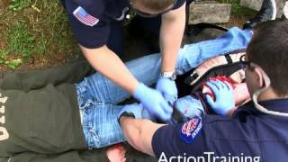 EMT Training 9 Bleeding Emergencies by Action Training Systems [upl. by Brendis500]