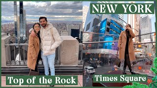 Passei mal 🤮 FOMOS ao TOP OF THE ROCK e TIMES SQUARE  Joana Gentil [upl. by Odrude191]