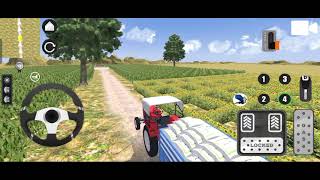 Real Tractor Trolley Farming Simulator Game  Tractor For Loading tractorvideogamingvideo [upl. by Legir750]