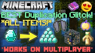 MINECRAFT BEST REALM DUPLICATION GLITCH 121 BEDROCK Playstation Xbox Switch MCPE PC [upl. by Noonan]