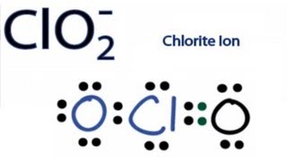 ClO2 Lewis Structure  How to Draw the Lewis Structure for ClO2 Chlorite Ion [upl. by Etnauq]