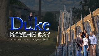 duke university  freshman movein vlog  2023 [upl. by Oberon601]