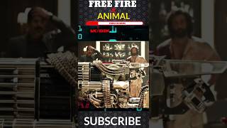 ANIMAL MOVIE 🎥  MONSTER MACHINE GUN IN FREE FIRE freefire youtubeshorts [upl. by Toland392]