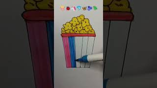 So satisfying creative mix 🍿🐞🦄🐬🦋🫐🪲drawing coloring brushpenart shortsviral ytshorts [upl. by Pirozzo515]