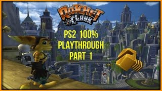 Ratchet amp Clank PS2 100 Playthrough Part 1 [upl. by Ialda]