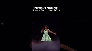 🇵🇹 Portugals rehearsal on Junior Eurovision 2024 Victoria Nicole  Esperança [upl. by Havot454]