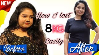 Srimathi chimu s Weight Loss Transformation  8 kg loss  How I did it ❤️‍🔥 [upl. by Bethena637]