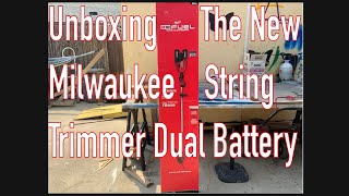 vlog 29 Unboxing Milwaukee M18 Fuel String Trimmer [upl. by Hukill]