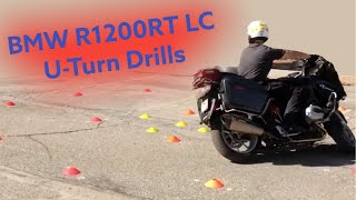 R1200RT LC Uturn drill [upl. by Rosalynd203]