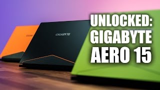 GIGABYTE Aero 15 Laptop  GTX 1060 with Bezelless Display [upl. by Lynsey473]