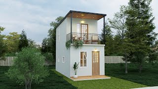 Two Storey House  Tiny Home  3X6 Meters [upl. by Comstock]