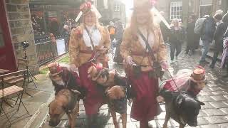 Haworth Steampunk Weekend 2024 Visitors dress to impress at Yorkshire steampunk weekend in village [upl. by Howlond]