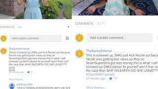 SEVENSUPERGIRLS REPORTS ME FOR SPAM Exposing SAK Channels Part 2 [upl. by Atinuahs713]