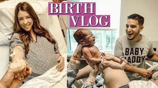 EMOTIONAL LIVE BIRTH VLOG  24 HOUR LABOR SUCCESSFUL VBAC [upl. by Eita]