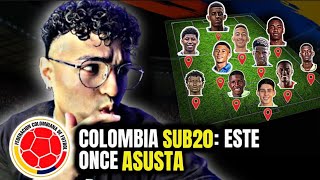 LA SUB 20 DE COLOMBIA 🇨🇴 ¡QUE EQUIPAZO PUEDE ARMAR ASÍ SERÁ CON MATEO CAICEDO Y JORDAN BARRERA [upl. by Eiramyllek]