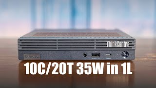 10C20T in 1L Lenovo ThinkCentre M90q Tiny Review [upl. by Akaya]