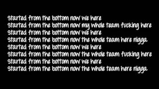 Drake  Started From The Bottom Lyrics [upl. by Sapphire]