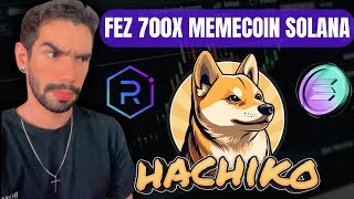 ⚠️ HACHIKO  MEMECOIN DA SOLANA COM ALTO VOLUME [upl. by Rockel648]