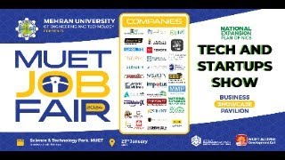 MUET Job Fair 2024  Business Showcase Pavilion  Part 2 [upl. by Caassi702]