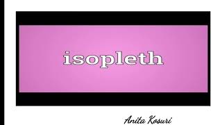 Isopleth method 9 th std Geography [upl. by Gordy]