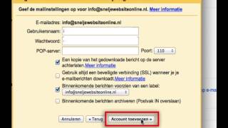 Het toevoegen van meerdere email accounts aan je gmail account [upl. by Bj]