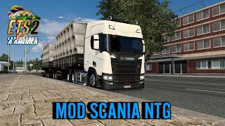 ETS2HOJE TRAZENDO MAIS UM VIDEO NO MAPA EXPLORANDO A AMERICA NA NOSSA SCANIA NTG VERSÃO 152 E 153 [upl. by Ehcram]