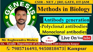 Monoclonal antibodies Polyclonal antibodies Methods in Biology Unit13  CSIR NETJRF  IITJAM [upl. by Ravel]