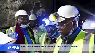 Lualaba Visite de Kamoa Copper par R Muyej [upl. by Aisul211]