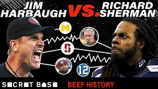 Richard Sherman’s careeraltering beef with Jim Harbaugh will never end [upl. by Rosecan]