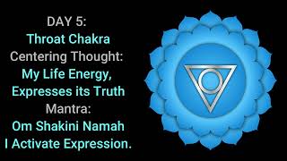 Day 5 Throat Chakra Meditation  7 Days Meditation Challenge [upl. by Marchese]