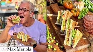 SUPER CLUB SANDWICH 😋 Ricetta di Chef Max Mariola [upl. by Nan]