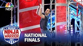 Joe Moravsky at the Las Vegas National Finals Stage 2  American Ninja Warrior 2017 [upl. by Girish]