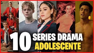 TOP 10 SERIES DE DRAMA ADOLESCENTE de NETFLIX 2022 🔥🤒  Las mejores series para ver en Netflix [upl. by Jakoba92]