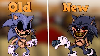 EXECUTION New VS Old  FNF SONICEXE [upl. by Llerdnek648]