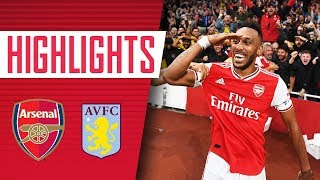 A DRAMATIC VICTORY  Arsenal 32 Aston Villa  Goals amp highlights [upl. by Niobe]