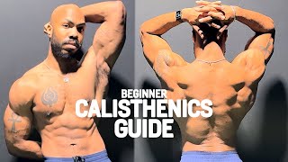 Beginner Calisthenics Guide Weekly Routine [upl. by Jobi]