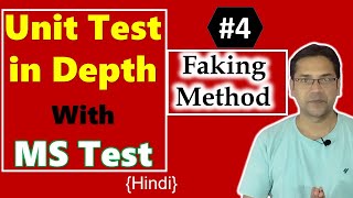 4 MSTest Fakes  Create and use microsoft fakes for mstest  Arrange in AAA methodology  Hindi [upl. by Shela87]