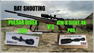 PULSAR DIGEX C50 Vs ATN X SIGHT 4k PRO MONSTERRATS [upl. by Burt]