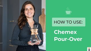 Chemex Coffee Tutorial How to brew with a Chemex coffee maker [upl. by Blackmore]