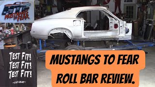 Mustangs to fear roll bar test fit in a 1969mach 1 mustang Slither part 20 [upl. by Pavier]