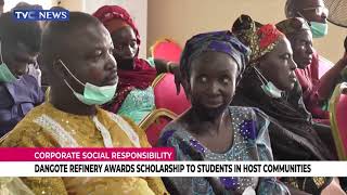 Dangote Refinery Awards Scholarship To Students In Host Communities [upl. by Wakeen648]