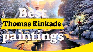 Thomas Kinkade Paintings  30 Most Famous Thomas Kinkade Paintings [upl. by Minni]