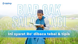 Syarat Rodibaca tebal dan tipis ngajilagi [upl. by Aerdnaek606]