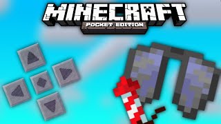 How to use Elytra in Minecraft Pocket Edition 2022 [upl. by Cir]